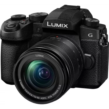 Panasonic LUMIX DC-G90MEG-K 20,3 MP Micro Four Thirds veidrodinis fotoaparatas su 12-60 mm objektyvu – juodas