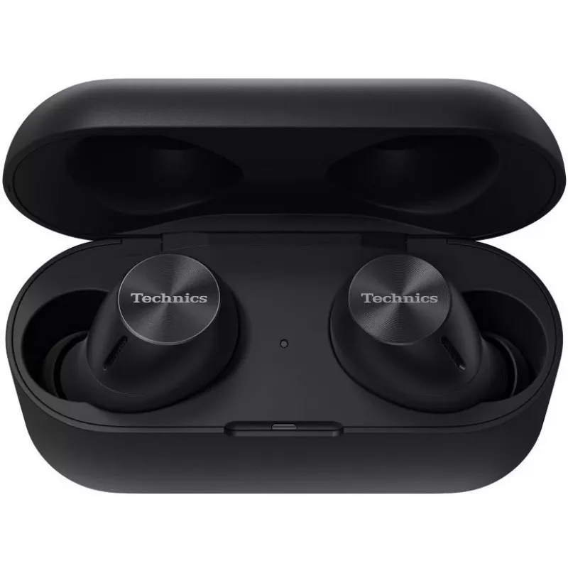 Technics EAH-AZ40M2EK True Wireless ausinės su aktyviu triukšmo slopinimu, LDAC, JustMyVoice™, Multipoint, IPX4, juodos spalvos
