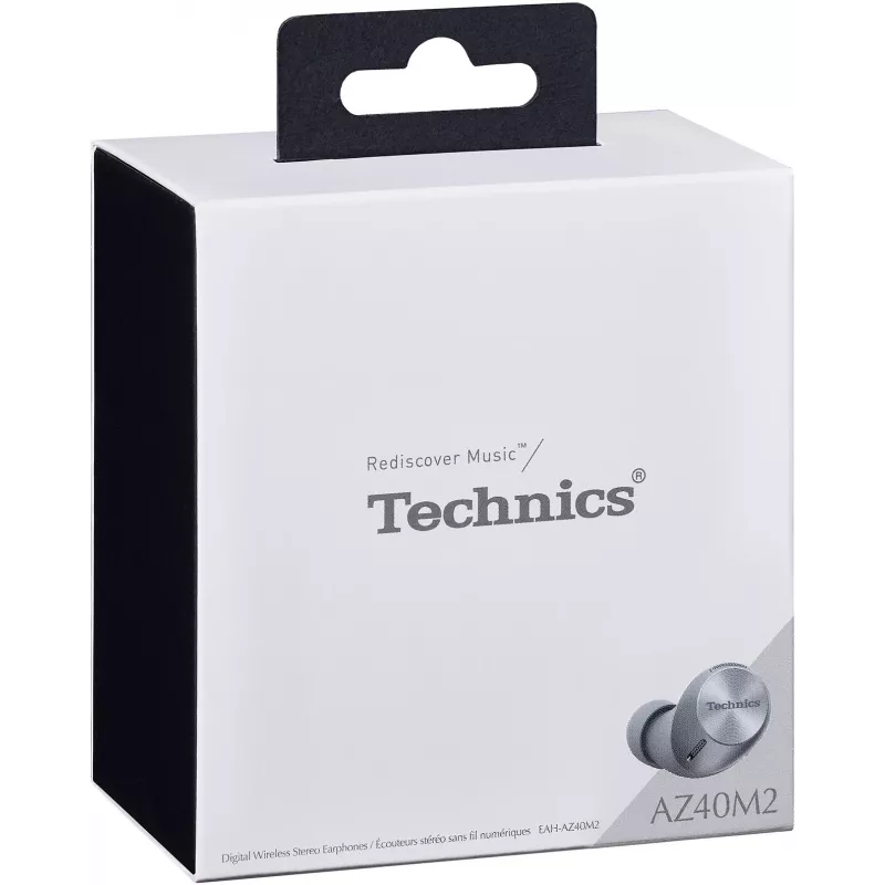 Technics EAH-AZ40M2EK True Wireless ausinės su aktyviu triukšmo slopinimu, LDAC, JustMyVoice™, Multipoint, IPX4, juodos spalvos