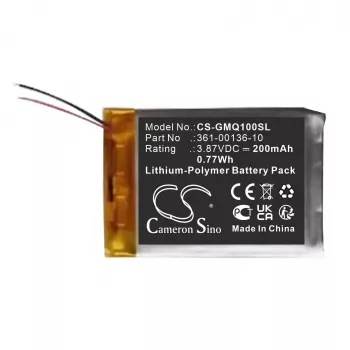 Cameron Sino atsarginė baterija, skirta Garmin Venu Sq / Venu Sq 2 / Music – 100 mAh Li-Polymer, 3,85 V, 361-00136-10 / 361-00136-20