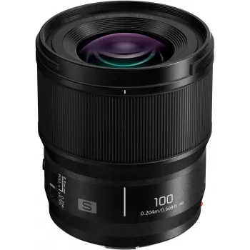 Panasonic Lumix S 100mm F2.8 Macro objektyvas, juodas (S-E100E)
