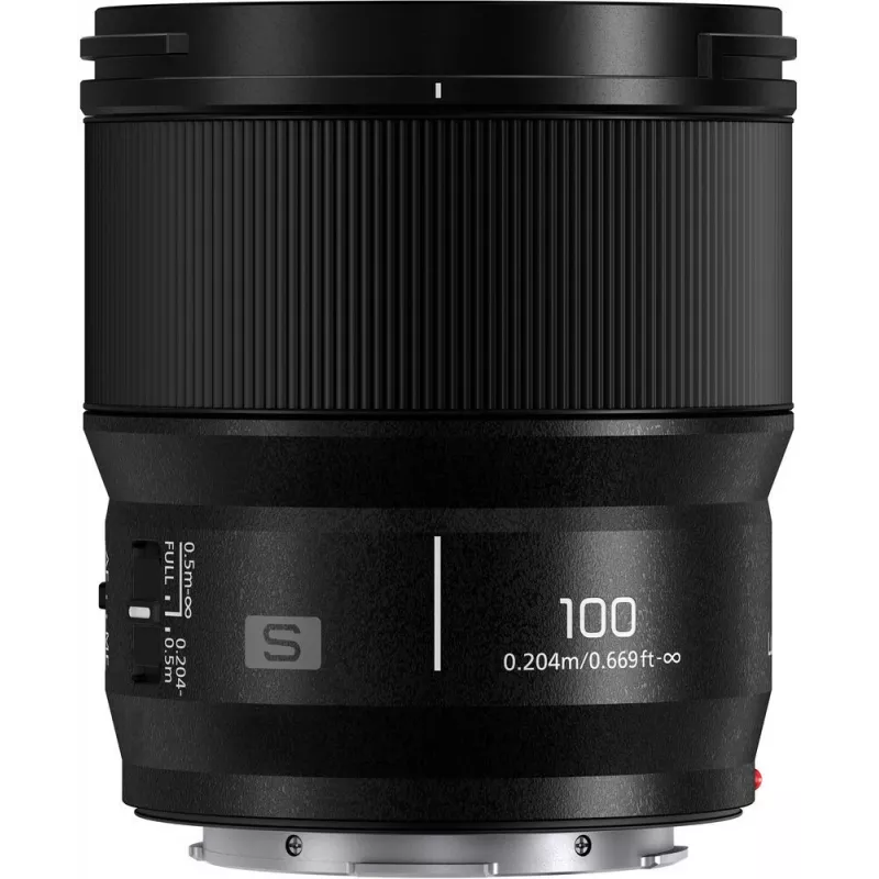 Panasonic Lumix S 100mm F2.8 Macro objektyvas, juodas (S-E100E)