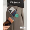 ESR Classic RFID Magnetic Wallet MagSafe tamsiai mėlynas