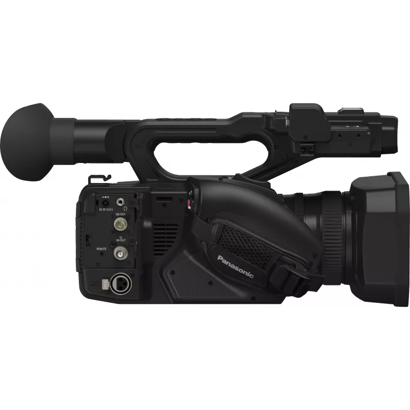 Panasonic HC-X2E 4K Ultra HD profesionalus vaizdo kamera su 20x Leica Dicomar objektyvu, 5 ašių Hybrid O.I.S.+, dvigubais XLR įėjimais, 3G-SDI, Wi-Fi, dvigubais SD kortelių lizdais