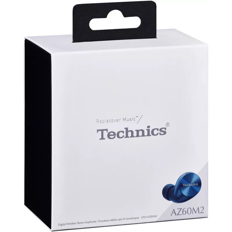 Technics EAH-AZ60M2ES belaidės ausinės su Dual Hybrid ANC, LDAC, 8mm tvarkyklėmis, 3 įrenginių Multipoint, IPX4, sidabrinės