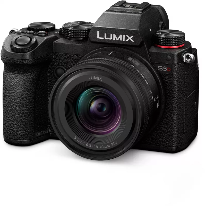 Panasonic Lumix DC-S5D fotoaparatas su 18-40mm objektyvu (DC-S5DNE-K)