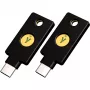 YubiKey 5C NFC saugos raktas (juoda/auksinė, 2 vnt.)