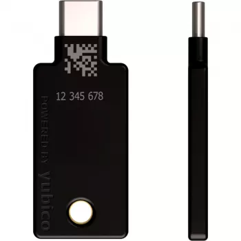 YubiKey 5C NFC saugos raktas (juoda/auksinė, 2 vnt.)