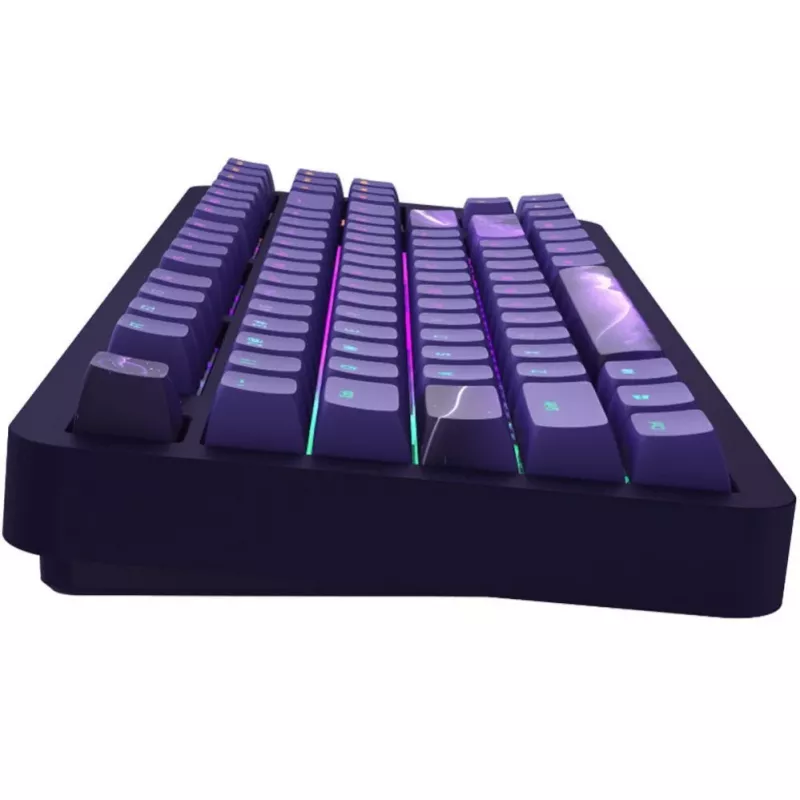 Dark Project ALU87B Celestial aliuminė TKL klaviatūra, G3MS Voidstone jungikliai, US išdėstymas