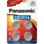 Panasonic CR2016 3V ličio monetinė baterija - 4 vnt. pakuotė (CR-2016EL/4B)
