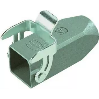 HARTING Han M20 movimo korpusas, M20 sriegis, lietas aliuminis, IP65/IP67, pilkai dulkėtas
