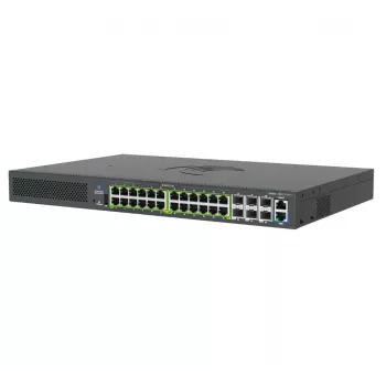 Cambium Networks cnMatrix EX3030RM-P 24 prievadų Gigabit PoE+ valdomas komutatorius su 4x 10G SFP+