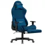 Huzaro Force 5.7 Blue ergonomiška žaidimų kėdė - PU oda, reguliuojamos porankiai, atlošo atlenkimas, juosmens ir kaklo pagalvėlės