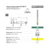 Sriegių formavimo sriegtukas M10 DIN 371C (6HX) SR HSSE-PM WGN TiN
