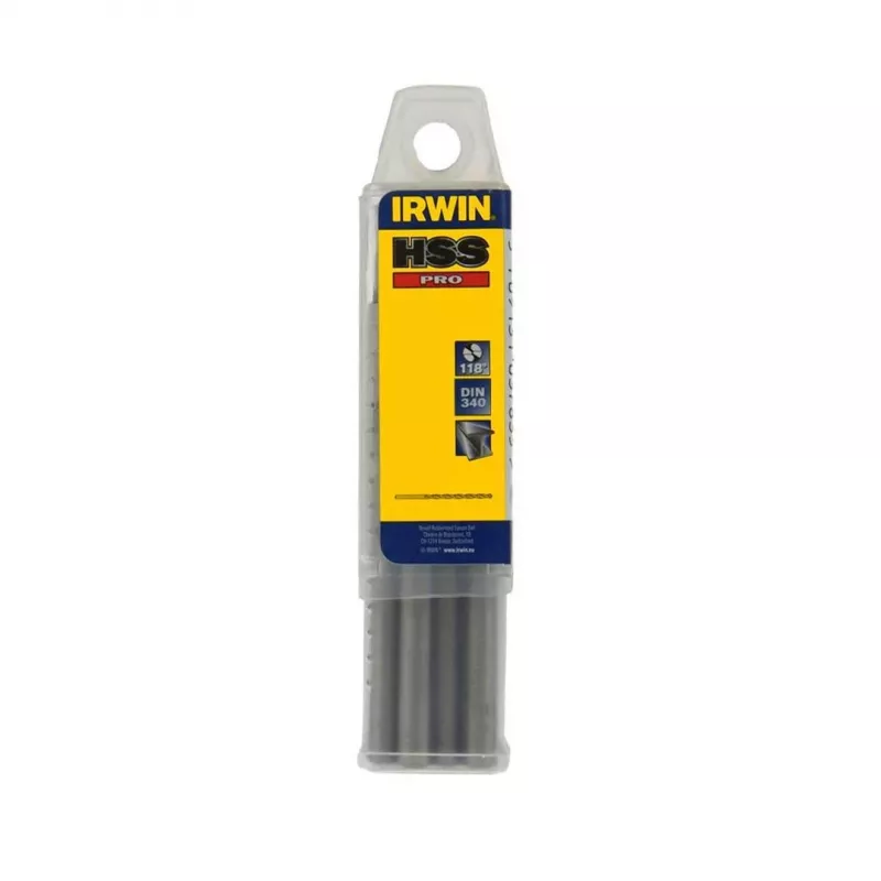 IRWIN Metal Drill Bit Long 12.0 x 205mm (5vnt.)