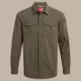 Craghoppers NosiLife Adventure LS Shirt III vyriški ilgarankoviai kelioniniai marškiniai Woodland Green XXL
