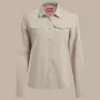 Craghoppers NosiLife Pro LS Shirt III moteriški kelioniniai marškiniai ilgomis rankovėmis - Soft Mushroom, XS