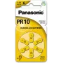Panasonic Batteries PR-230(10)/6LB cinko-oro klausos aparatų baterijos, dydis 10, 1,45V, 100mAh, 6 vnt. pakuotė