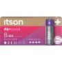 ITSON LR6IPO/8CB šarminės AA baterijos (8 vnt. pakuotė)