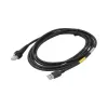 Honeywell CBL-500-300-S00-07 USB maitinimo laidas, 3 m, juodas, A tipo į B tipą, 5V