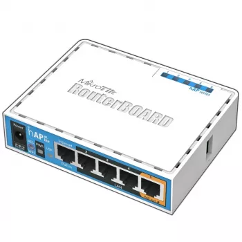 MikroTik hAP ac lite 500 Mbit/s baltas su PoE palaikymu