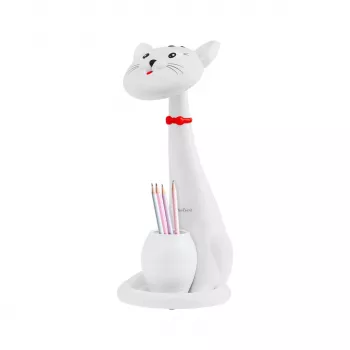 REBEL stalinė lempa „Katė“ – LED, 3 W, 120 lm, neutrali balta šviesa, maitinama per USB