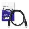 Qoltec DisplayPort 1.1 laidas, vyras į vyrą, 4K, 2 m, juodas