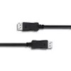 Qoltec DisplayPort 1.1 laidas, vyras į vyrą, 4K, 2 m, juodas