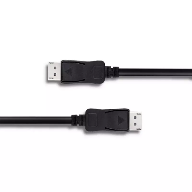 Qoltec DisplayPort 1.1 laidas, vyras į vyrą, 4K, 2 m, juodas