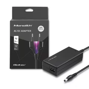 Qoltec 27W stalinis maitinimo šaltinis 12V 2,25A su 6,0x3,0mm DC kištuku ir AC maitinimo laidu