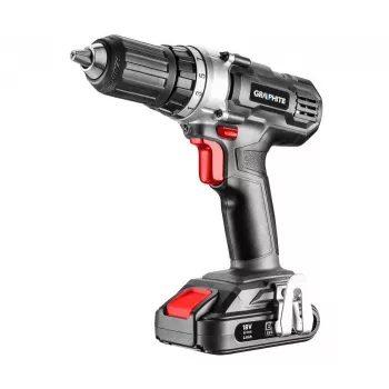 GRAPHITE 58G006 Energy+ 18V 1250 RPM besmėžis gręžtuvas-suktuvas su greito užveržimo griebtuvu