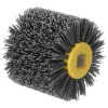 DEDRA DED79334G nailoninis abrazyvinis šepetys satino apdailos staklėms, 120 x 100 mm, grūdėtumas 400