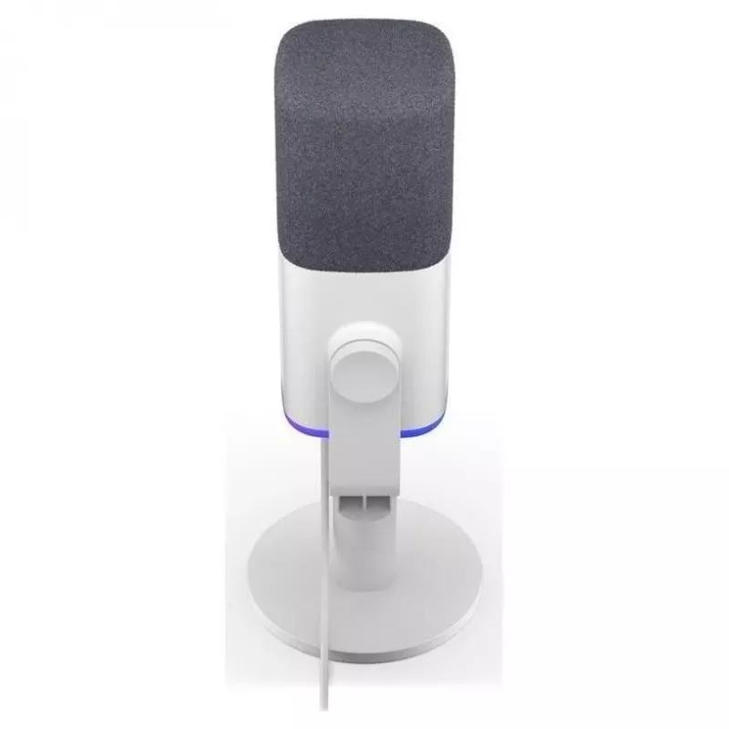 Krux Qube XLR/USB kondensatorinis mikrofonas baltas
