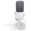 Krux Qube XLR/USB kondensatorinis mikrofonas baltas