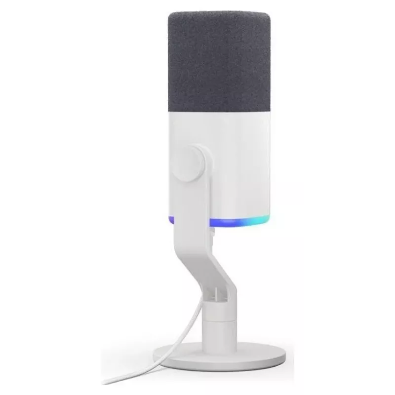 Krux Qube XLR/USB kondensatorinis mikrofonas baltas