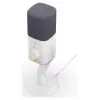Krux Qube XLR/USB kondensatorinis mikrofonas baltas