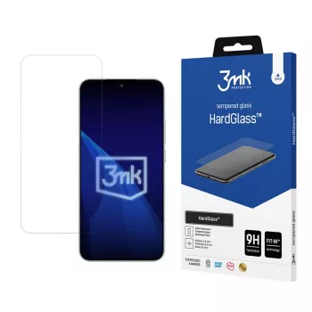 3mk HardGlass grūdinto stiklo ekrano apsauga, skirta Honor Magic 8 Lite – 9H, 0,3 mm, 2,5D, oleofobinė, be burbuliukų, skaidri