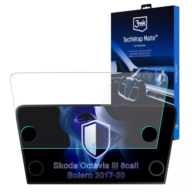 3MK PROTECTION Skoda Octavia III Bolero (2017-2020) TechWrap Matte centrinio ekrano apsauginė plėvelė