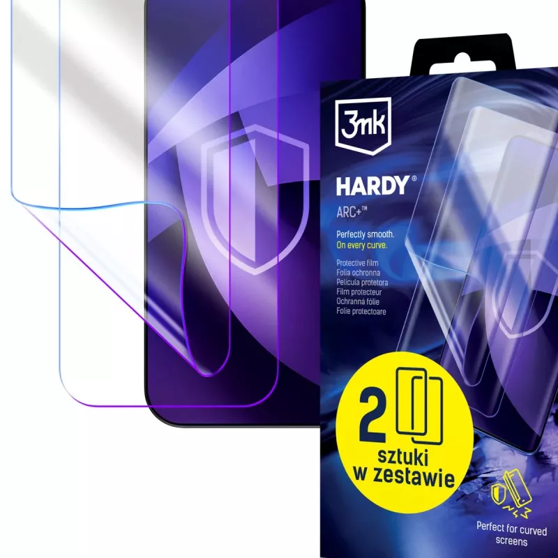3mk Hardy ARC+ ekrano apsauginė plėvelė POCO X8 Pro (2 vnt.)