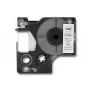 QOLTEC Label Tape, skirta DYMO D1 43613, 6 mm x 7 m, balta su juodu spaudiniu