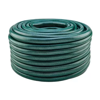 Verto Economic 50 m sodo žarna, 3/4 colio, 3 sluoksnių PVC, atspari UV ir dumbliams, žalia