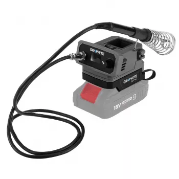GRAPHITE Energy+ 18V belaidė litavimo stotelė 60W, 200-480°C, LCD, be akumuliatoriaus