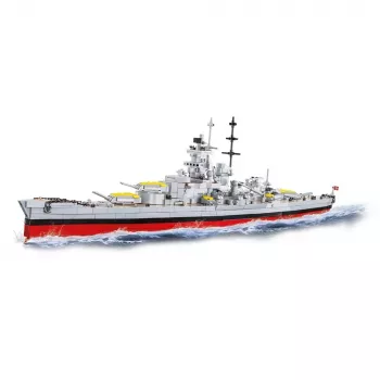 COBI Battleship Gneisenau 1:300 mastelio modelio rinkinys - 295 dalys, Antrojo pasaulinio karo vokiečių karo laivas