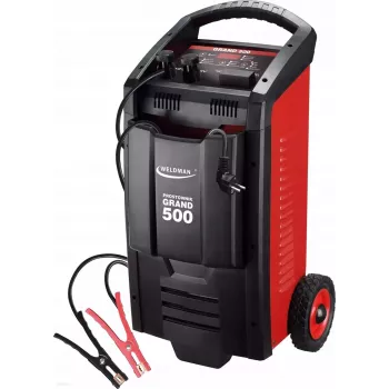 WELDMAN GRAND 500 lygintuvas su paleidimo funkcija – 500A MMA suvirinimo aparatas, trifazis 400V, 12V/24V užvedimas