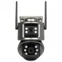 INNE ICSEE-W62SD-2 lauko PTZ IP kamera su dviem 3MP objektyvais, spalvotu naktiniu matymu, Wi-Fi, dvipusiu garsu, IP66