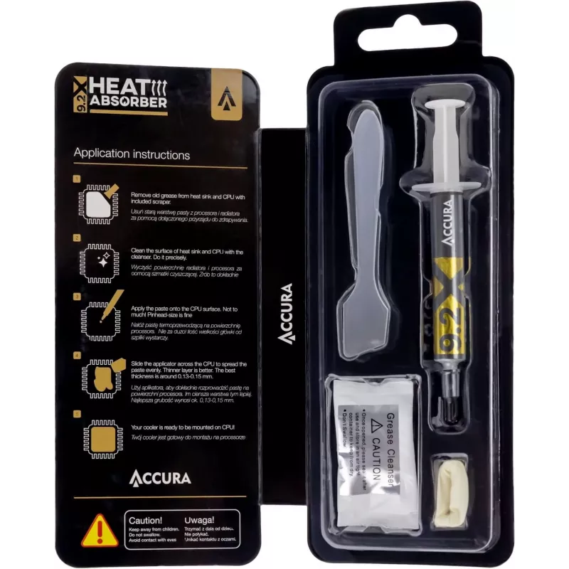 Accura Heat Absorber 9.2X Gray rinkinys 2 g šilumą laidžioji pasta