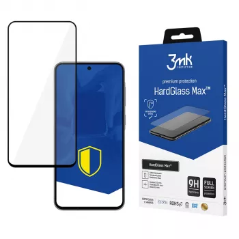 3mk HardGlass Max Black grūdinto stiklo ekrano apsauga, skirta Samsung Galaxy A36/A56