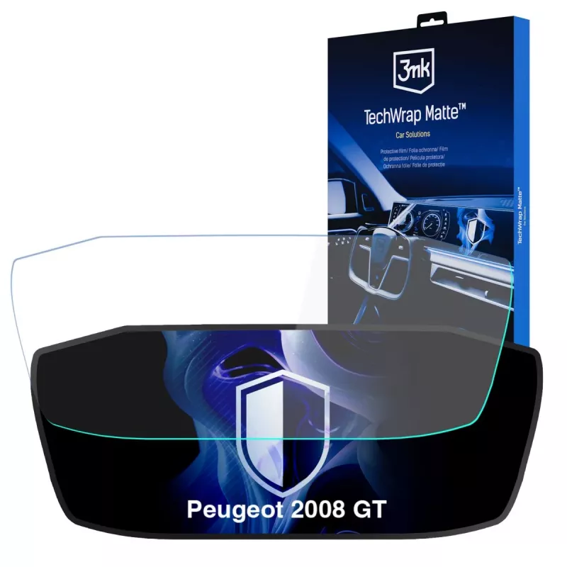 3MK PROTECTION Peugeot 2008 GT TechWrap matinio prietaisų skydelio apsauginė plėvelė