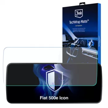 3MK PROTECTION TechWrap matinis ekrano apsauginis stiklas, skirtas Fiat 500e Icon 10,25 colio centriniam ekranui (2025+)