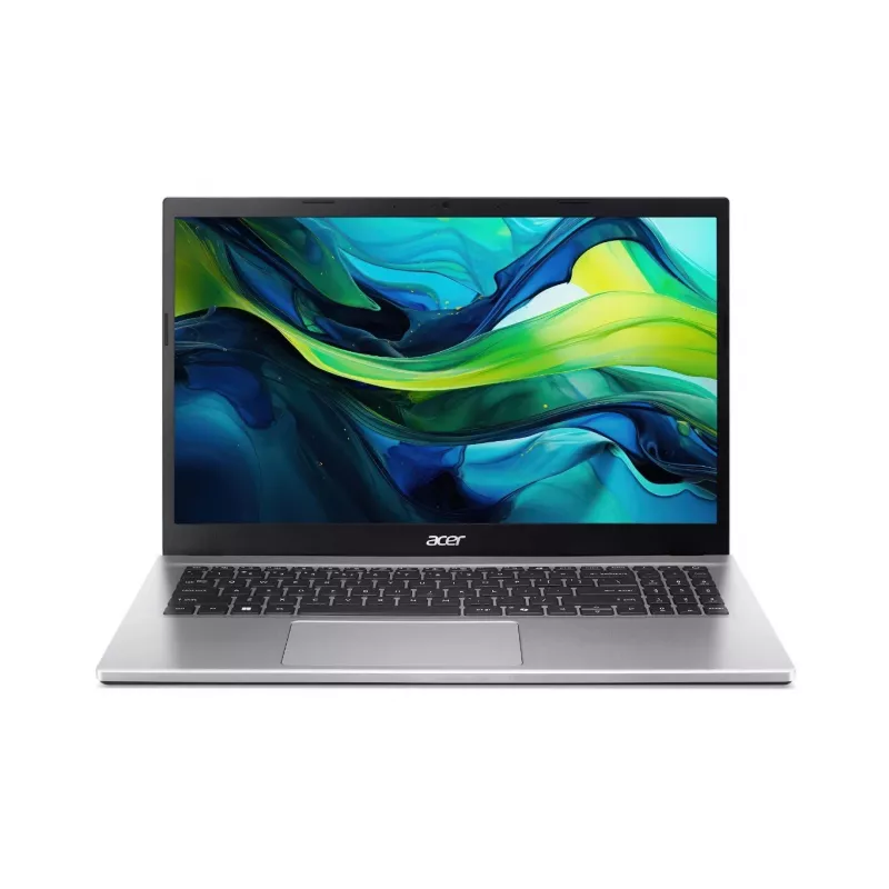 Acer Aspire Go 15 AG15-42P-R917DX 15,6 colio nešiojamas kompiuteris - FHD Anti-Glare, AMD Ryzen 7 7730U, 16GB RAM, 512GB SSD, AMD Radeon Graphics, Windows 11 Home, sidabrinis